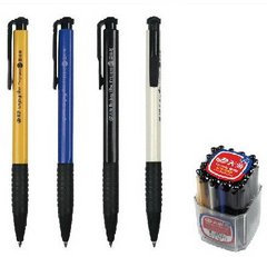 Ручка автомат синя Tianjiao 0.7 мм,mix, K2720481OO51840TY - фото товару
