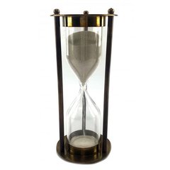 Песочные часы из бронзы на 6 минут.( d-6 см h-14.5 см), K334841 - фото товара