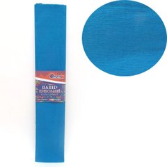 Креп-бумага 110%, темно-голубой 50*200см, осн.20г/м2, общ.42г/м2, K2737324OO110-80708 - фото товара