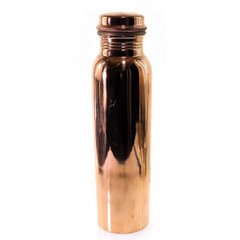 Пляшка мідна з кришкою, що закручується (27х7х7 см) (900 мл.) А, K333892A - фото товару