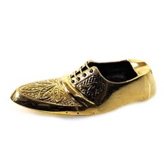 Попільничка туфля бронзова (8х3х2 см), K333891 - фото товару