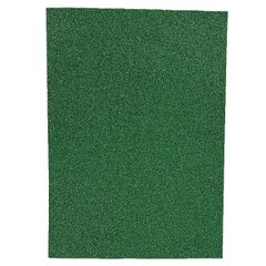 Фоамиран EVA 1.7±0.1MM "Темно-зеленый" GLITTER HQ A4 (21X29.7CM) 10 лист/п./этик., K2744757OO17GL-050 - фото товара