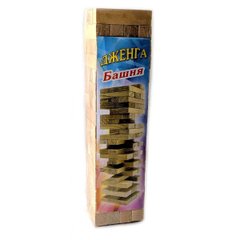 Игра настольная "Дженга" (6,5х6,5х26 см)(64 шт), K333694 - фото товару