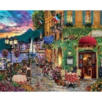 Алмазная мозаика по номерам 40*50 "Цветущая улица" карт уп. (полотно на раме), K2755320OO71072_BGLE - фото товара