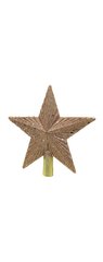 Елочное украшение верхушка "Золотая звезда" 19,5см ОРР 1шт/этик, K2752309OO6527-467 - фото товара