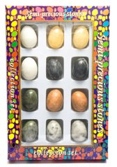 Яйца каменные набор (н-р/12шт)(27х18х3,5 см), K326521 - фото товару