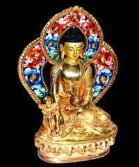 Статуэтка с позолотой Непал Будда Ратнасамбхава, K89070127O362836813 - фото товара
