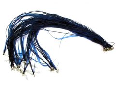 Шнурок "Лента" с застёжкой для кулона Синий 10 штук, K89080104O1137472873 - фото товару