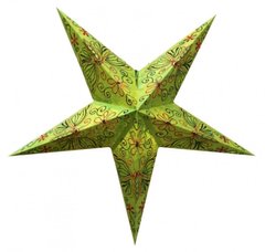 Светильник Звезда картонная 5 лучей GREEN BUTTERFLY EMBD., K89050100O1137471942 - фото товара