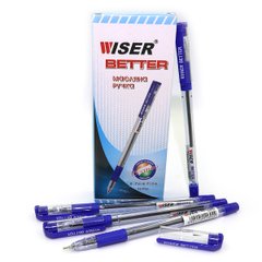 Ручка масляна Wiser "Better" 0,7 мм з грипом синя, K2734130OObetter-bl - фото товару