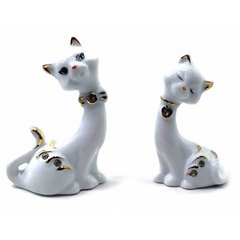 Кішки пара порцелянові (8х5х3 см), K332713 - фото товару