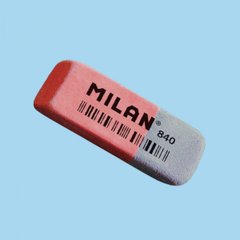 Ластик прямоугольный красно-синий с фаской "TM MILAN" 5,2*1,9*0,8см, K2738601OO840RACCM - фото товара