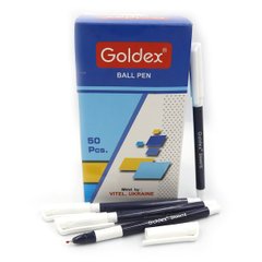 Ручка масляная Goldex Granite Индия Black 0,7мм с грипом, 50шт/карт.уп., K2733815OO1265-BK - фото товара