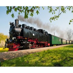 Раскраска по номерам 30*40см "Старый поезд" OPP (холст на раме краски+кисти), K2748490OO1047EKTL_O - фото товару