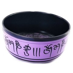 Чаша поющая фиолетовая (d-18 см h-9 см), K332343D - фото товару