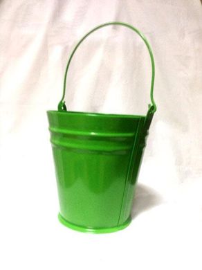 Ведерко вазон для цветов(зеленый), W1-3 - фото товара