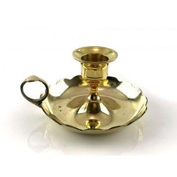 Подсвечник бронзовый с ручкой (11,3х9,7х6 см), K334832 - фото товара