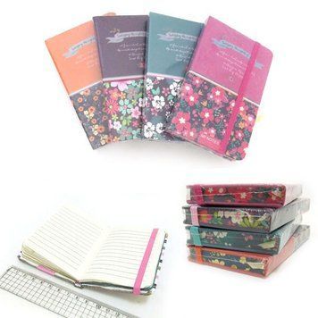 Блокнот на гумці "My notes" лин., Цвет.торец A6 P96 70g, mix, K2737501OO6255-А6-W - фото товару