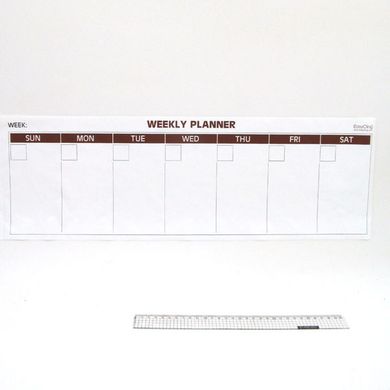 Электростатическая пленка Beifa "Weekly Planner", 4 лист./кор., 60*20см + маркер, K2735188OO6020-01-4N - фото товара