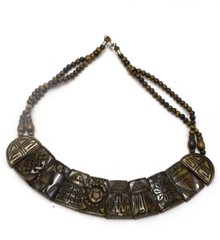 Ожерелье костяное, K325944B - фото товара