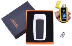 USB зажигалка в подарочной упаковке Украина (Спираль накаливания) №HL-56 White, №HL-56 White - фото товара