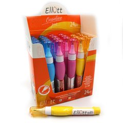 Коректор-ручка "Ellott" 8ml, mix корпусів, без/етик., K2743906OO709ET - фото товару