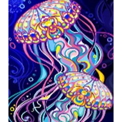 Алмазная мозаика по номерам 40*50 "Цветная медуза" карт уп. (полотно на раме), K2755252OO70898_BGLE - фото товара