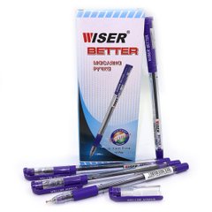 Ручка масляна Wiser "Better" 0,7 мм з грипом фіолет, K2734132OObetter-fl - фото товару