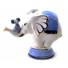 Мишка зі слоном порцелянові (9х10х4 см), K332711 - фото товару