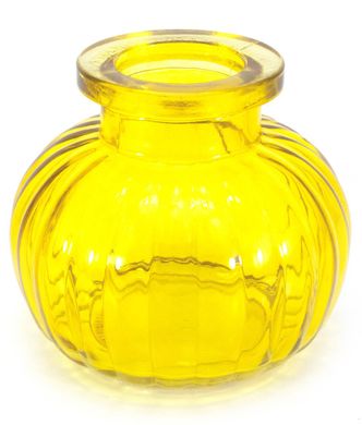 Колба для кальяна стекло желтая (9х9х9 см)(внутренний d-4 см), K329833 - фото товара