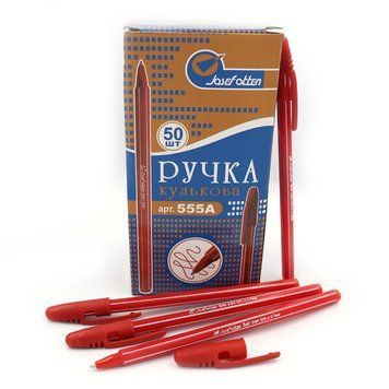 Ручка кулькова "Josef Otten" ЧЕРВОН, K2724746OO555A-red - фото товару