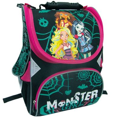 Рюкзак коробка "Monster girl" 13,5'' 3 отд., ортопедический, светоотраж., K2727383OO1505-JO - фото товару