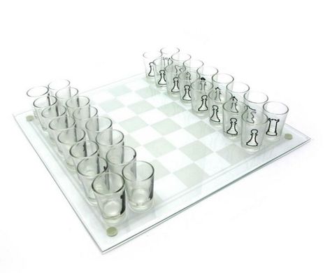 Шахматы-шашки-рюмки игровой набор, 086L3 - фото товара