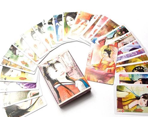 Карти гральні "Китаянки" (10х7,5х2,5 см), K326299 - фото товару