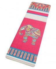 Килимок для Йоги "Слон на рожевому", K89290211O1252434636 - фото товару
