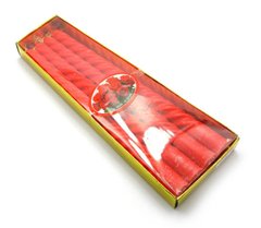 Свечи красные (набор 4 штук)(20х7,5х2 см)(GL-10-4), K326977 - фото товару