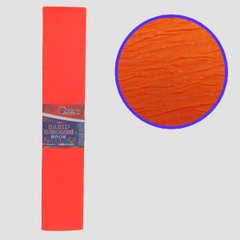 Креп-бумага 30%, флуоресцентный оранжевый 50*200см, осн.20г/м2, общ.26г/м2, K2731515OO8090KRFL - фото товара