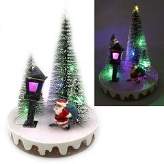 Новорічна LED декорація 3D фігурки "Ялинки" 14х10,5см, 1шт/етик., K2OO0089Lsk - фото товару