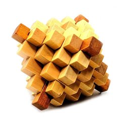 Головоломка деревянная (10х10х10 см)A, K327925A - фото товара