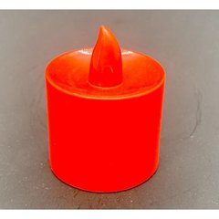 Свічка червона з Led підсвічуванням (4х3,5х3,5 см), K334732 - фото товару