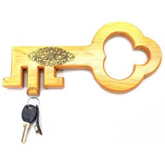 Ключниця "Ключик" дерев'яна (27х12х2 см)B, K332998B - фото товару