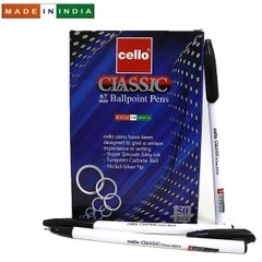 Ручка Cello Original "Classic" черная 0,7 мм 50/box, K2742233OOCLASS-BK - фото товара