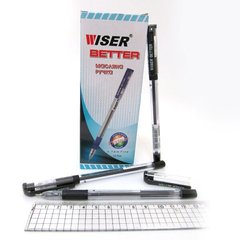 Ручка масляна Wiser "Better" 0,7 мм з грипом чорна, K2734131OObetter-blk - фото товару