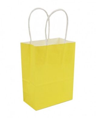 Пакет упаковочный бумажный Желтый, K89040127O1252433738 - фото товару