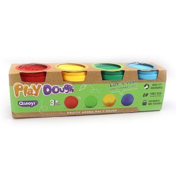 Тісто д/ліпки "Play Dough" 4кол., 344гр етикетка, K2754036OO8711-1 - фото товару