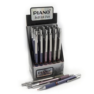 Ручка автомат олійна "Piano" 0,7 мм, синя, K2753888OO011PT - фото товару