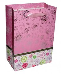 Пакет подарунковий "Поляна" Рожевий, K89040292O362833389 - фото товару