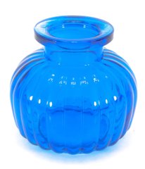 Колба для кальяна стекло синяя (9х9х9 см)(внутренний d-4 см), K329833C - фото товара