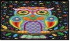 Алмазная мозаика по номерам 30*40 "Сказочная сова на ветке" в рулоне, K2751327OO72767GB - фото товару