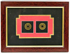 Картина "2 монеты" (23,5х17,5х1 см), K324512 - фото товару